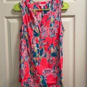 Lilly Pulitzer Stacey Top Toucan Play Small